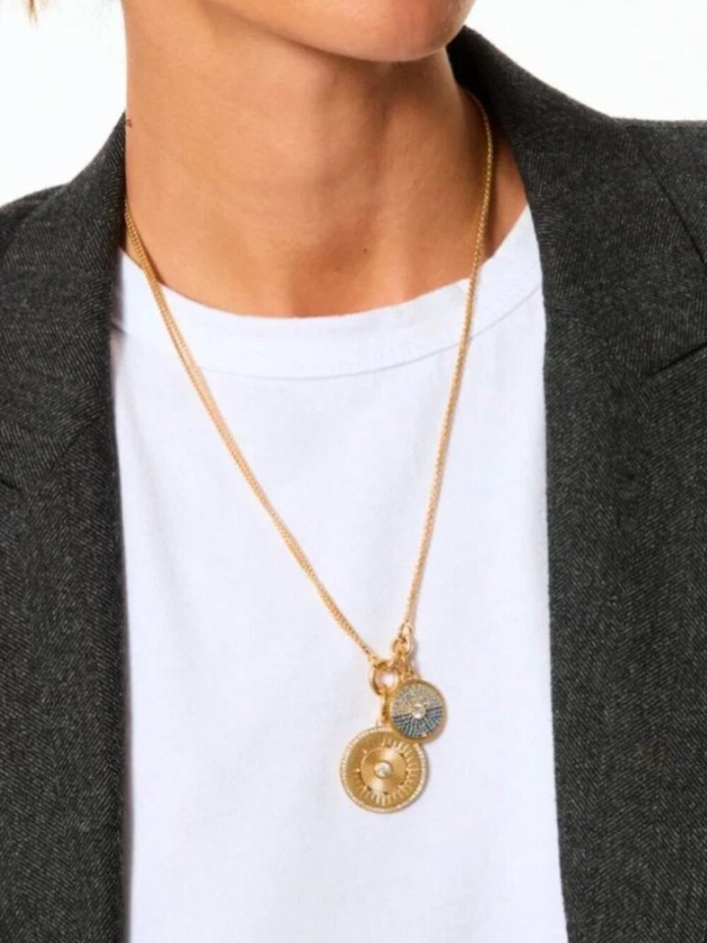 BEST Roxanne Assoulin The Medallion Charm Necklace - Picture 3 of 6